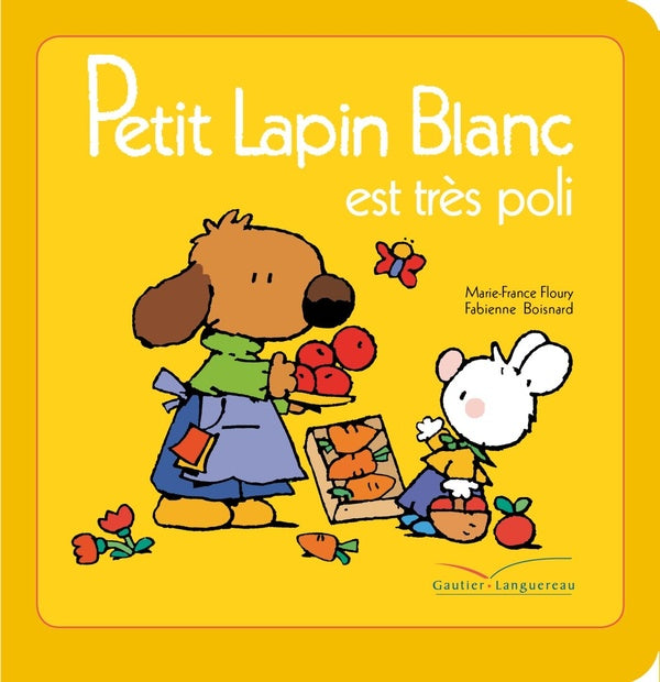 PETIT LAPIN BLANC : Petit Lapin Blanc : est très poli