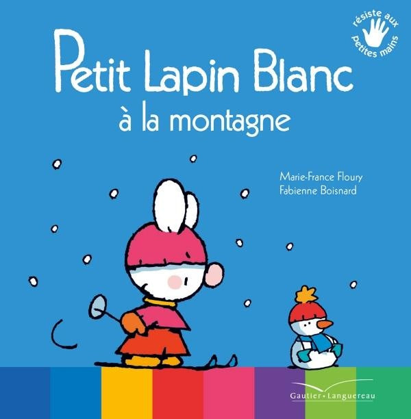 PETIT LAPIN BLANC : petit lapin blanc à la montagne