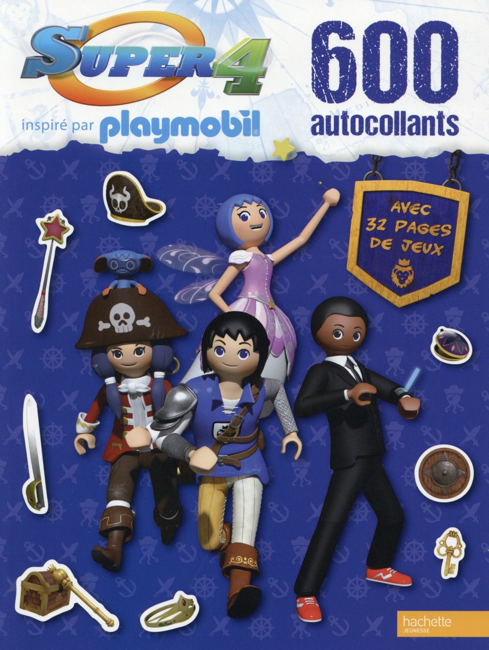 Playmobil Super 4 : 600 autocollants
