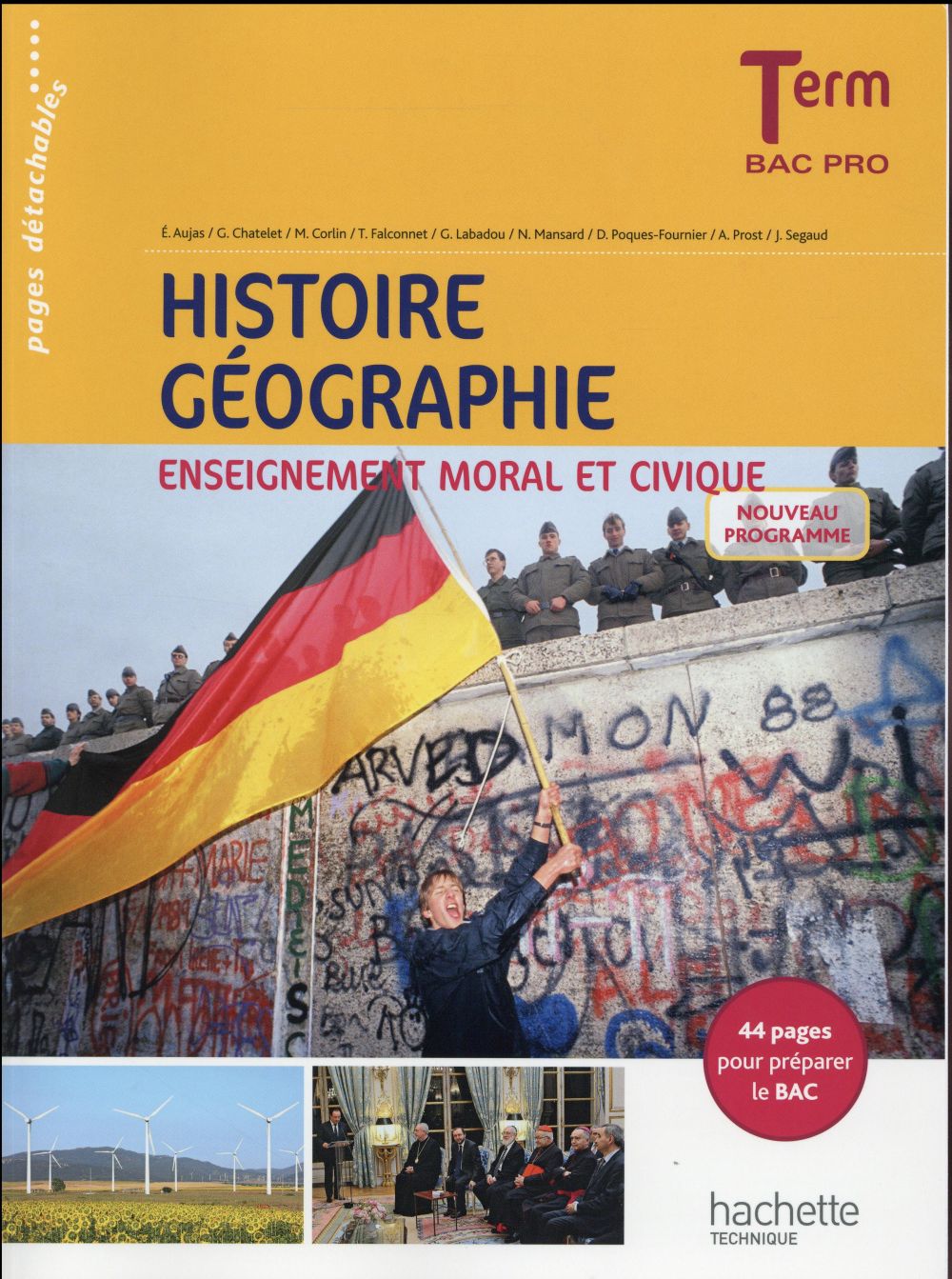 Histoire géographie enseignement moral et civique ; terminale BAC pro ; livre de l'élève (édition 2016)