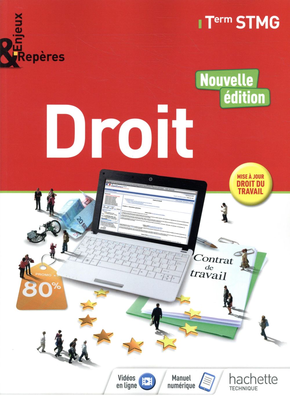 Enjeux et repères : droit ; terminale STMG ; livre de l'élève (édition 2018)