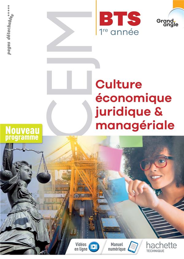 Grand angle : culture économique, juridique et managériale (CEJM) ; BTS 1re année ; livre élève (édition 2018)