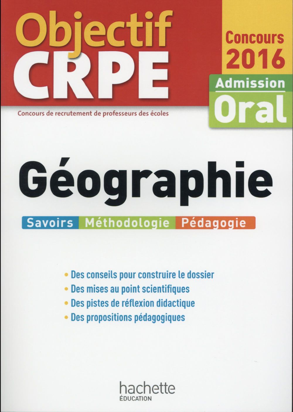 Objectif CRPE : géographie (édition 2016)