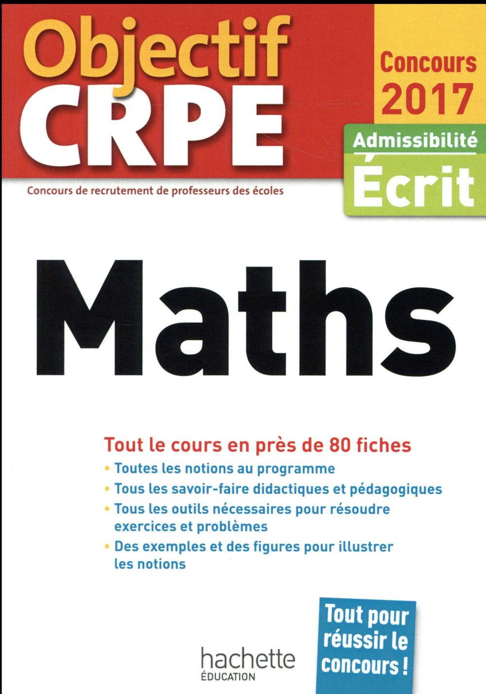 Objectif CRPE : en fiches maths (édition 2017)