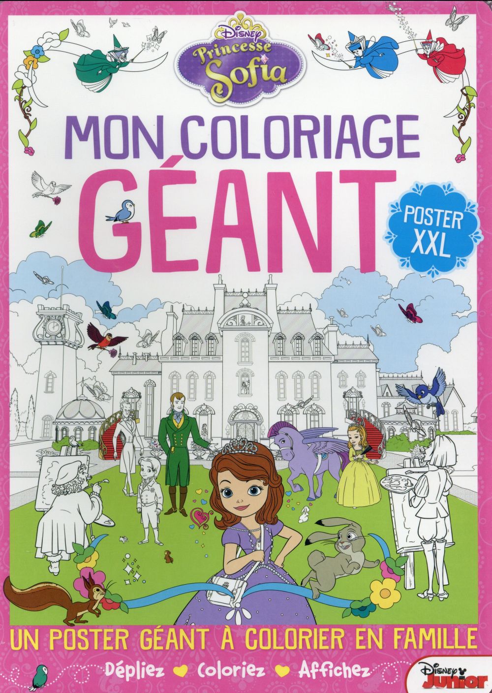 Princesse Sofia : mon coloriage géant