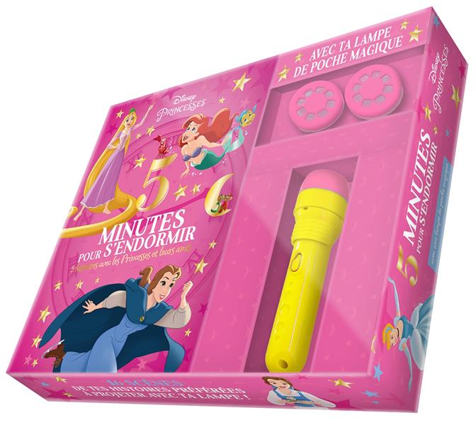 5 minutes pour s'endormir : Disney Princesses : avec lampe projecteur