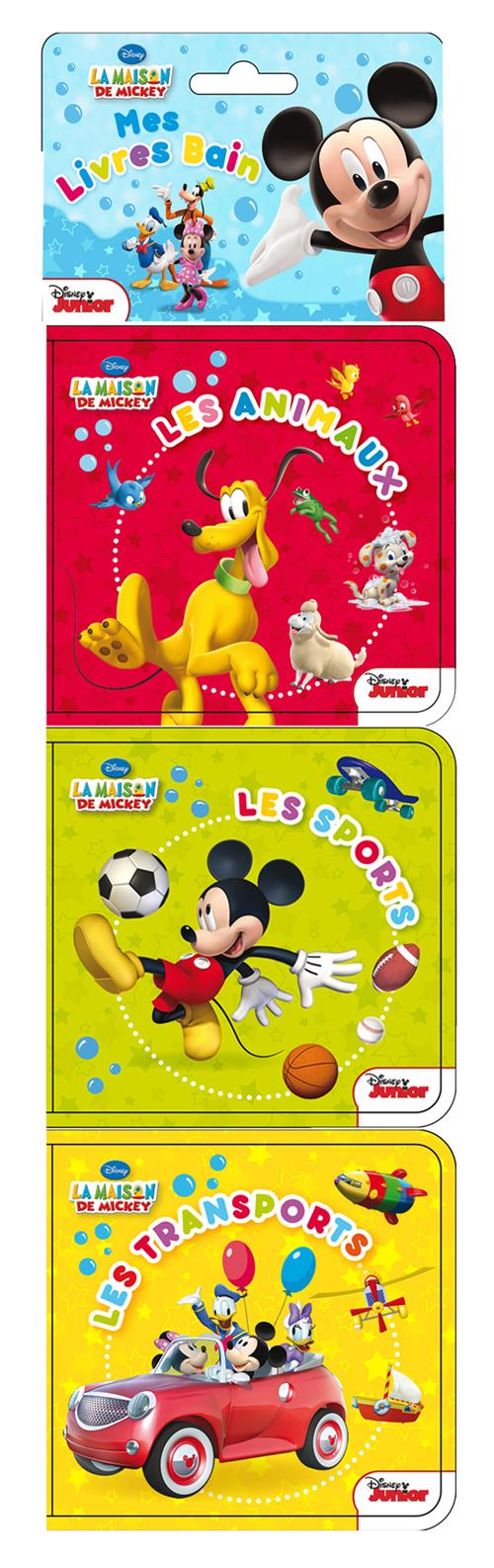 La maison de Mickey : 3 imagiers bain