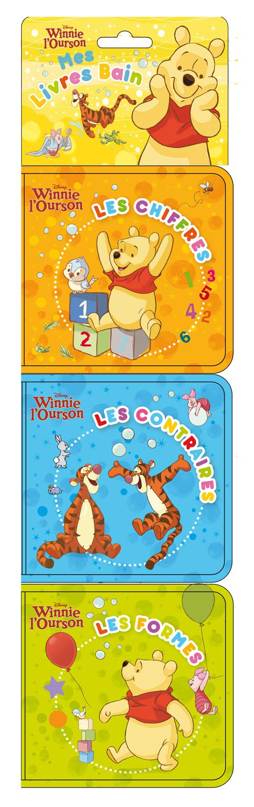 Winnie l'Ourson : 3 imagiers bain
