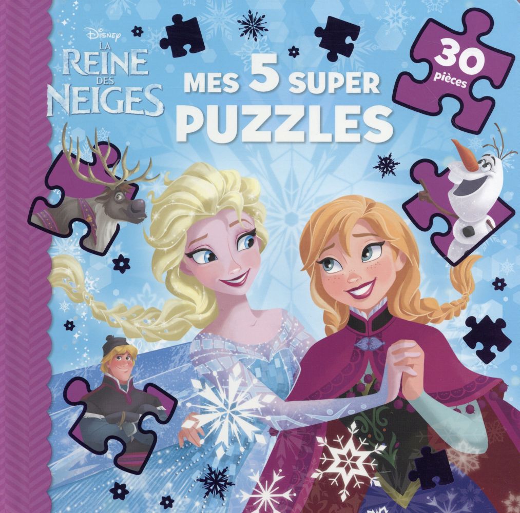 La Reine des Neiges : mes 5 super puzzles