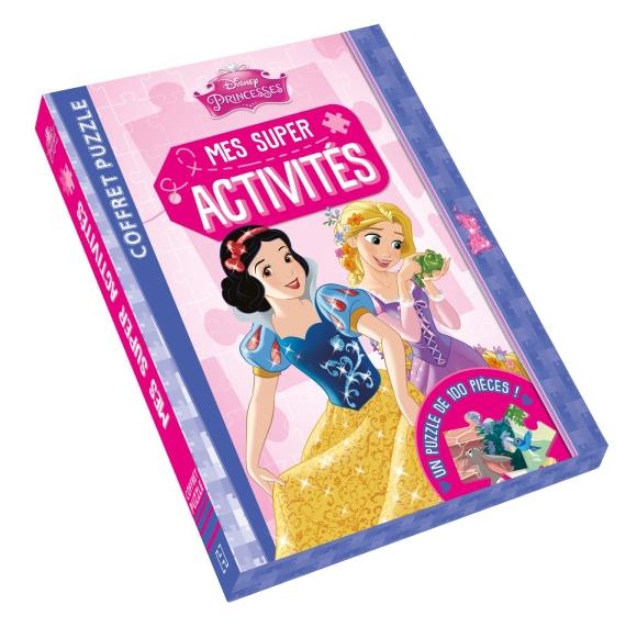 Disney Princesses : mes super activités ; coffret puzzle