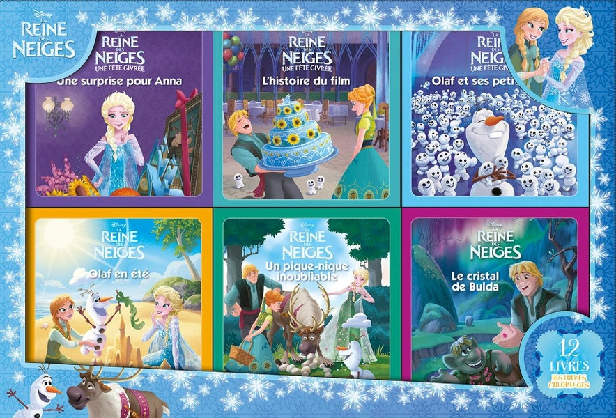 La Reine des Neiges : coffret 12 livres