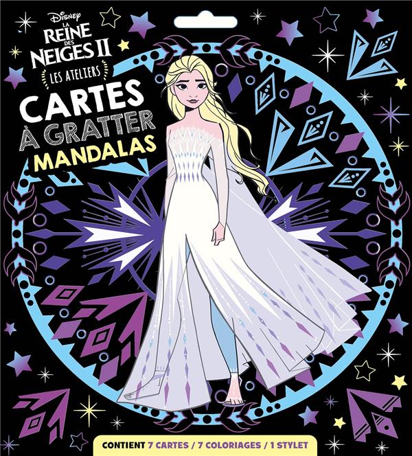 Les ateliers Disney : La Reine des Neiges 2 : cartes à gratter : mandalas