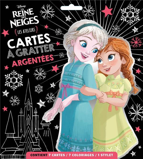 Les ateliers Disney : La Reine des Neiges : cartes à gratter argentées