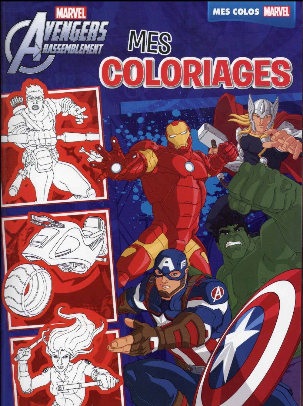 Avengers Rassemblement : mes coloriages