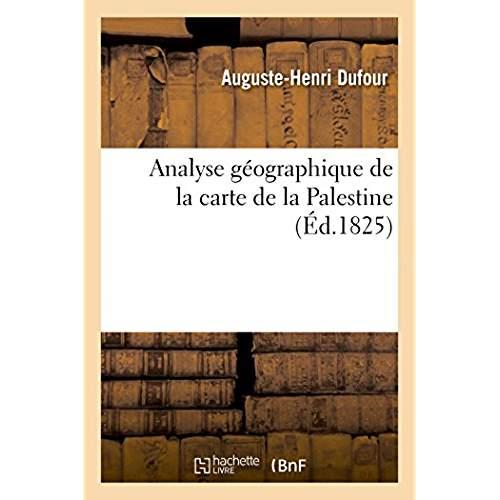 Analyse geographique de la carte de la palestine