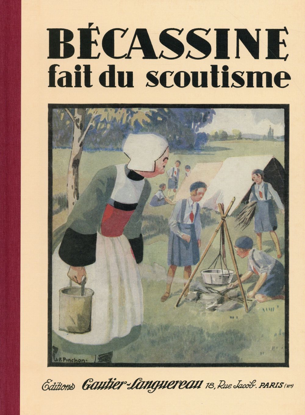 Bécassine fait du scoutisme