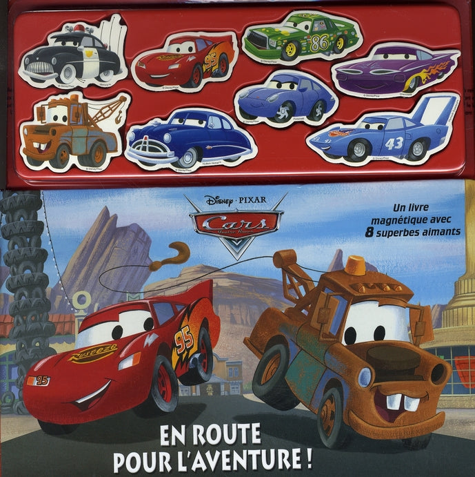 Cars : en route pour l'aventure ! ; livre-magnets