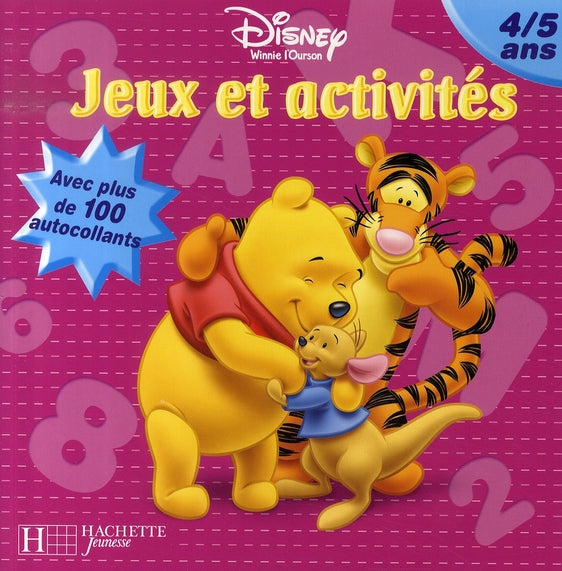 Jeux et activités : Winnie l'Ourson : 4/5 ans
