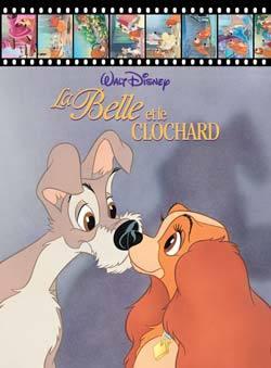 La belle et le clochard, disney presente + magnet - noel 2007