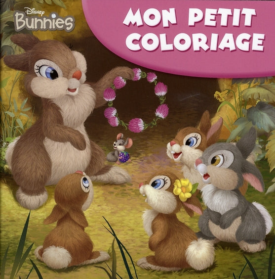 Pan-pan et sa famille, mon petit coloriage