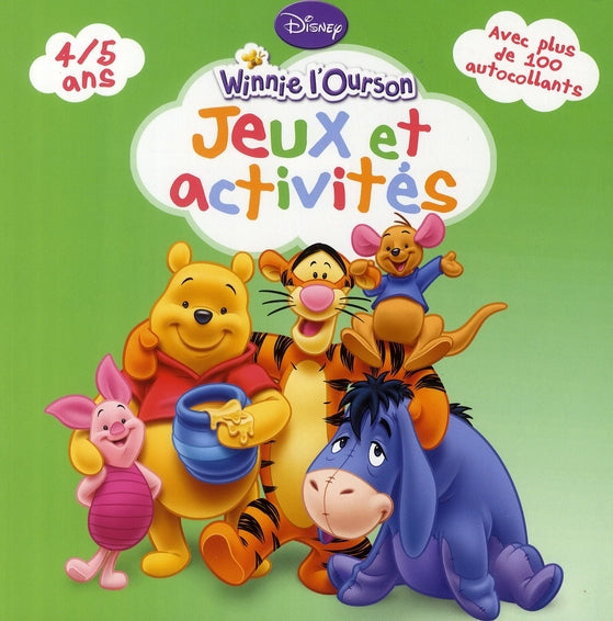 Jeux et activités : Winnie l'Ourson : 4/5 ans