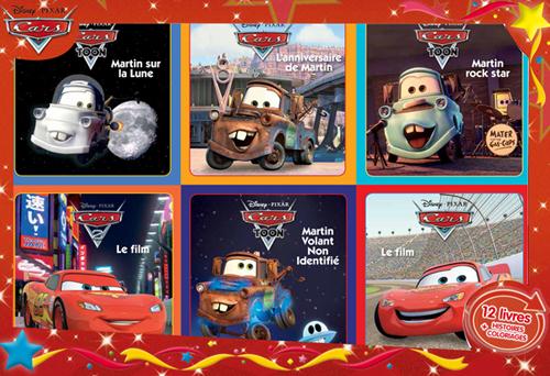 Cars : coffret 12 livres
