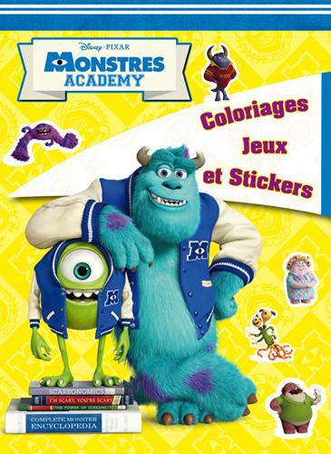 Coloriages, jeux et strickers : Monstres Academy