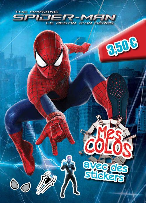 The amazing Spider-Man : mes colos avec stickers