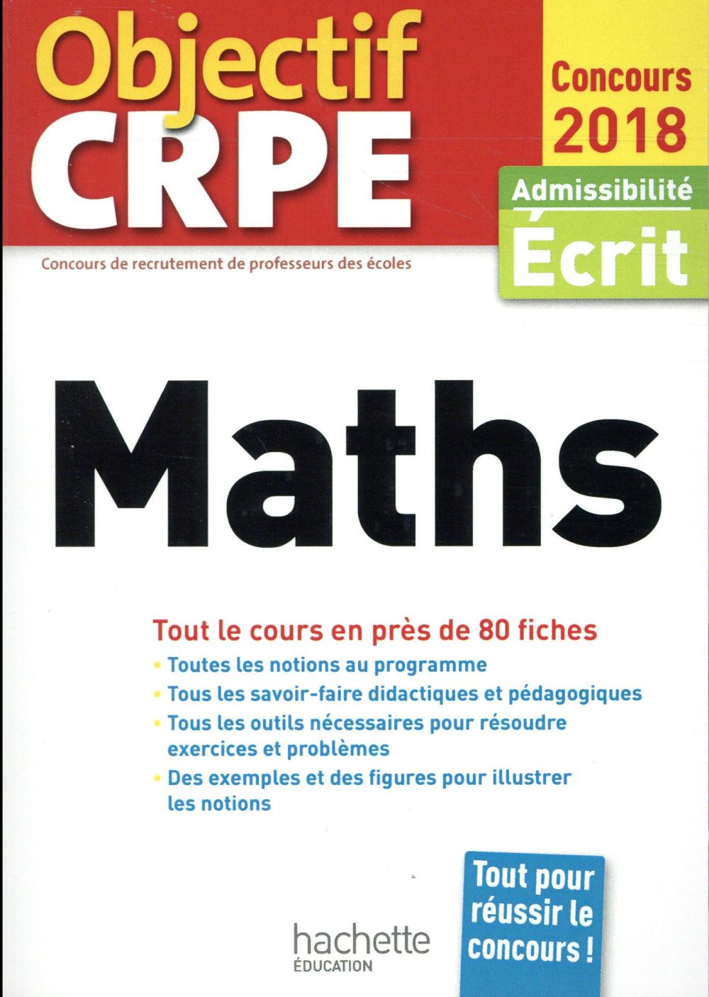 Objectif CRPE : maths (édition 2018)