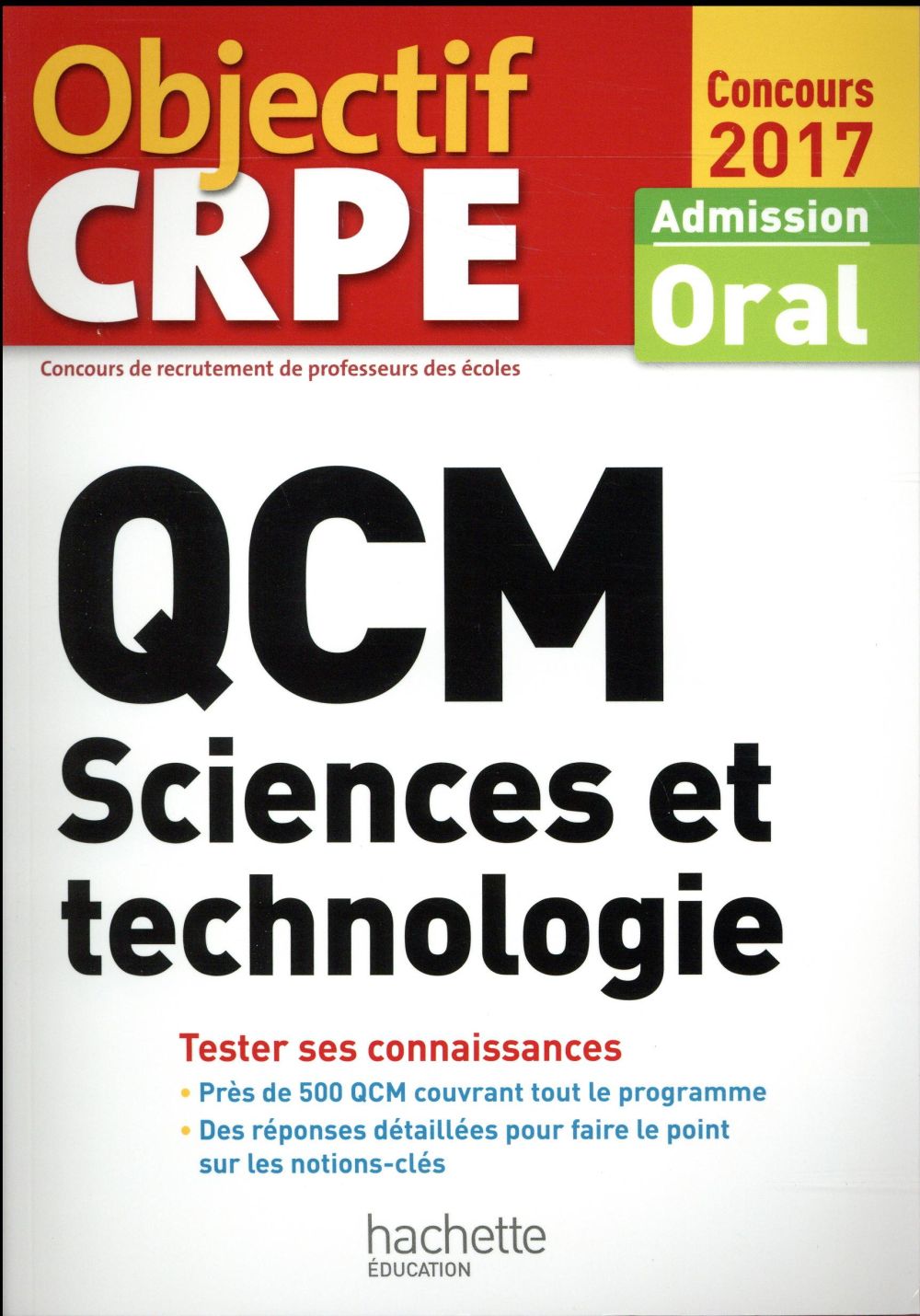 QCM CRPE : sciences et technologie