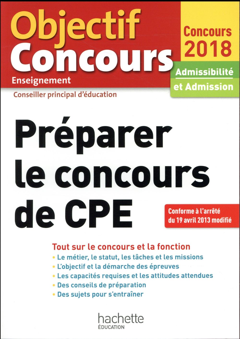 Préparer le concours de CPE 2018