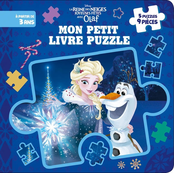 La Reine des Neiges - joyeuses fêtes avec Olaf : mes premiers puzzles 9 pièces