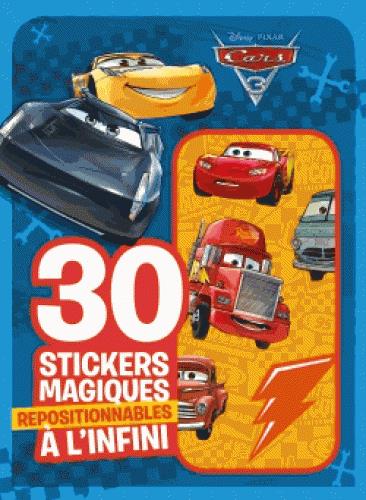 Cars 3 : 30 stickers magiques repositionnables à l'infini
