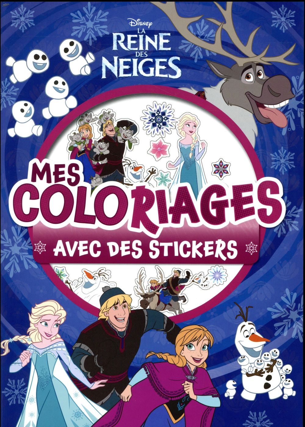 Mes coloriages : La Reine des Neiges