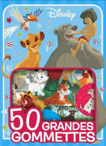 50 grandes gommettes : animaux
