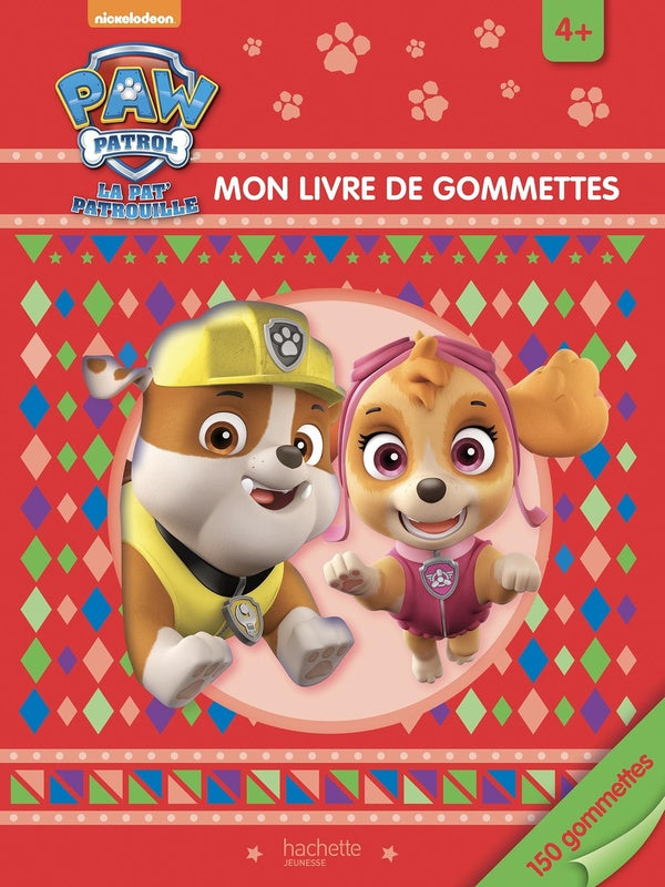 Mon livre de gommettes : la Pat'Patrouille