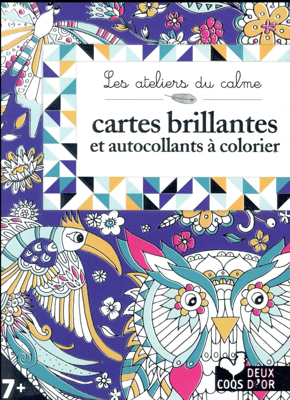Les ateliers du calme : cartes brillantes à colorier