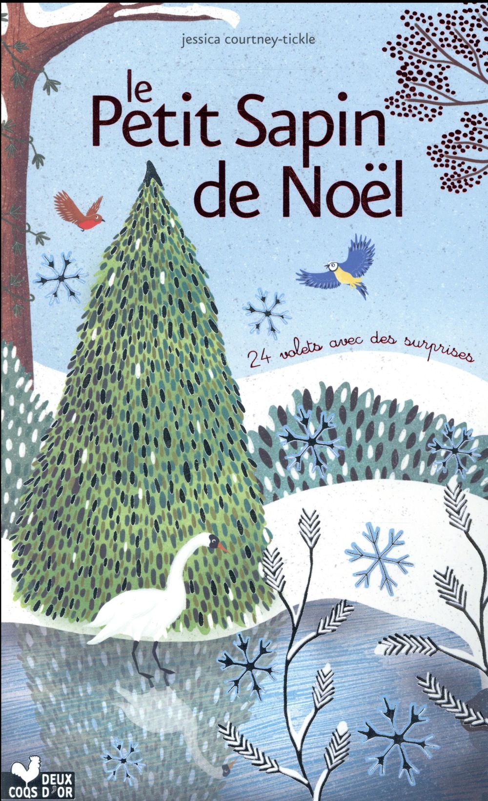 Le petit sapin de Noël ; livre avec volets