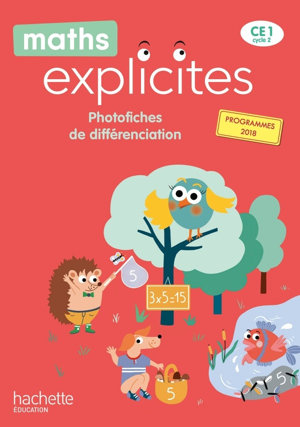 Maths explicites : CE1 ; photofiches de différenciation (édition 2020)