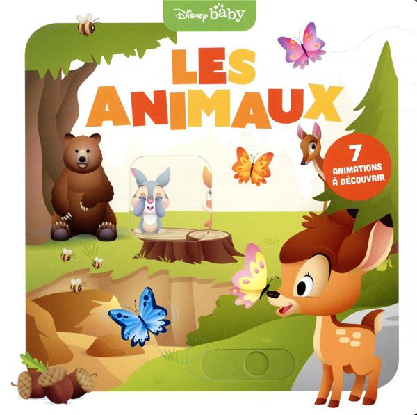 Mes premiers pas : Disney Baby : les animaux ; imagier à flaps