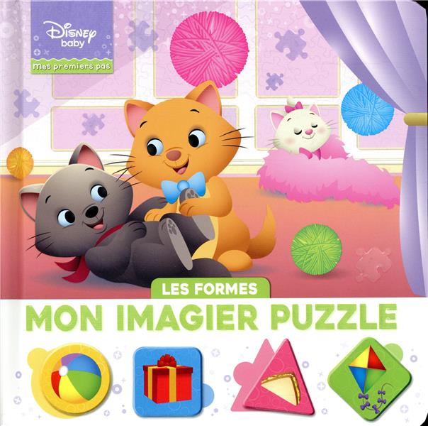 Mes premiers pas - imagier puzzle - les formes