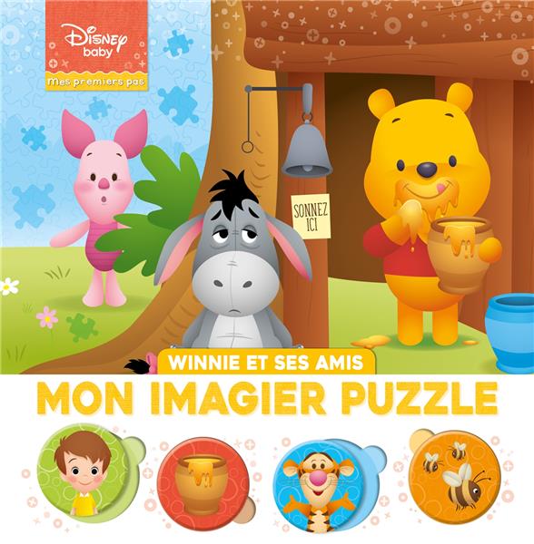 Mes premiers pas : Winnie l'Ourson : Disney baby ; mon imagier puzzle