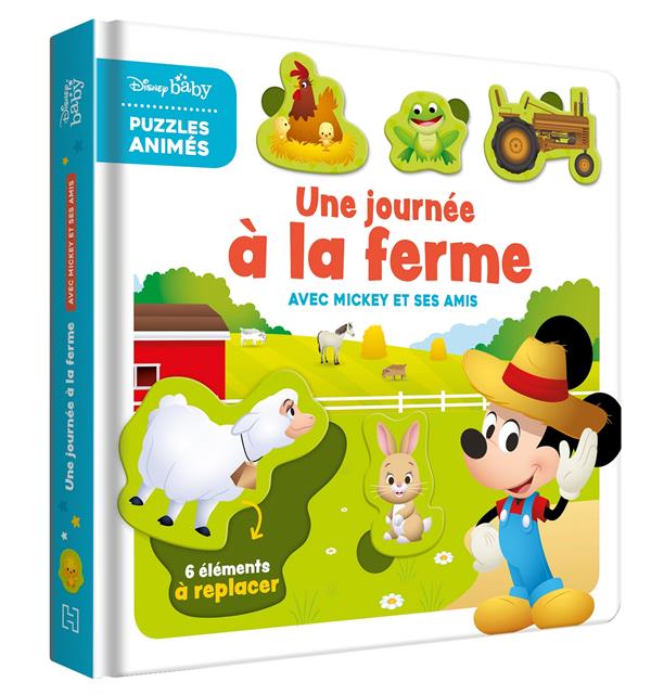 Puzzles animés : Disney baby ; une journée à la ferme avec Mickey et ses amis