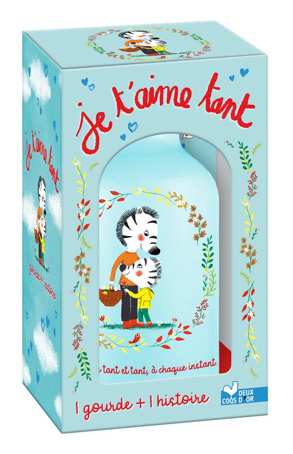 Je t'aime tant ; coffret avec gourde