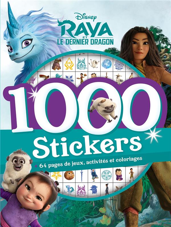 1000 stickers : Raya et le dernier dragon