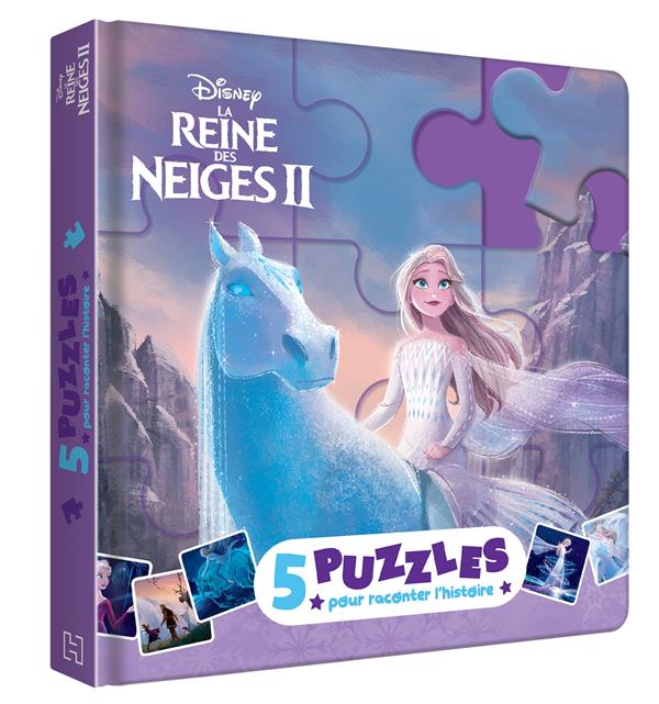 La Reine des Neiges 2 : mon petit livre puzzle ; 5 puzzles pour raconter l'histoire