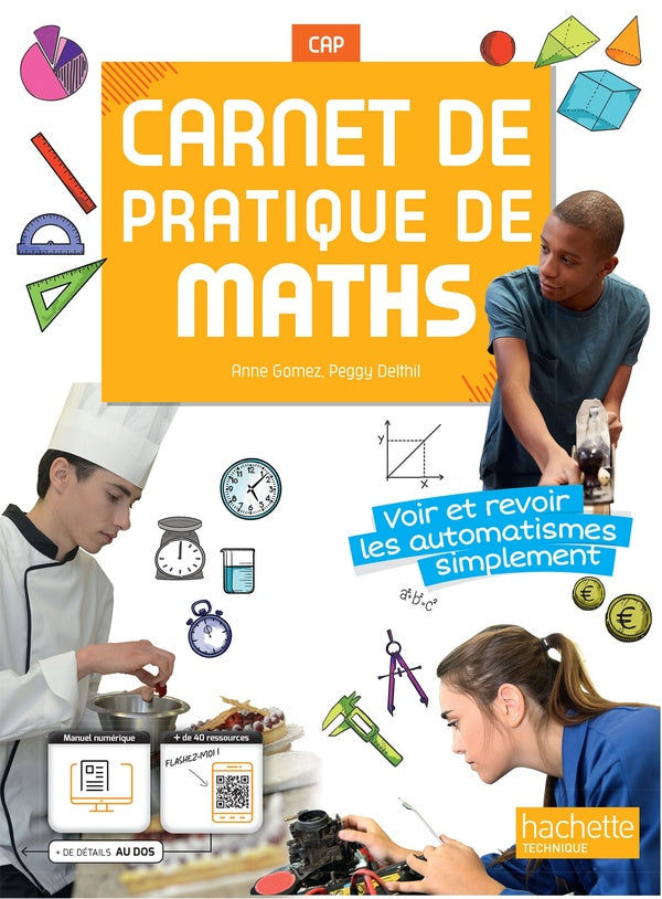 Carnet de pratique de maths ; CAP ; livre élève