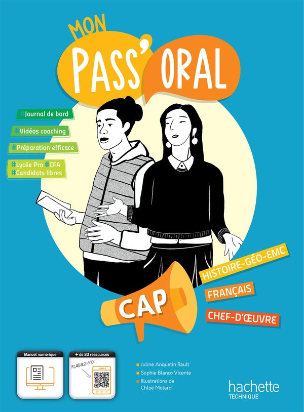 Mon pass'oral ; histoire-géographie EMC, français, chef d'oeuvre ; CAP ; cahier de l'élève
