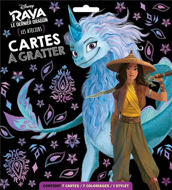 Les ateliers Disney : Raya et le dernier dragon : cartes à gratter