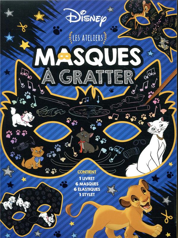 Les ateliers Disney : Disney : masques à gratter